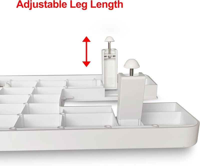 StitchTech Sewing Machines Extension Table Compatible with Singer Brand 44S, 4411, 4423, 4432, 4452, 5511, 5523, 5532, 6335 Heavy Duty Sewing Machines (White) - Image 4
